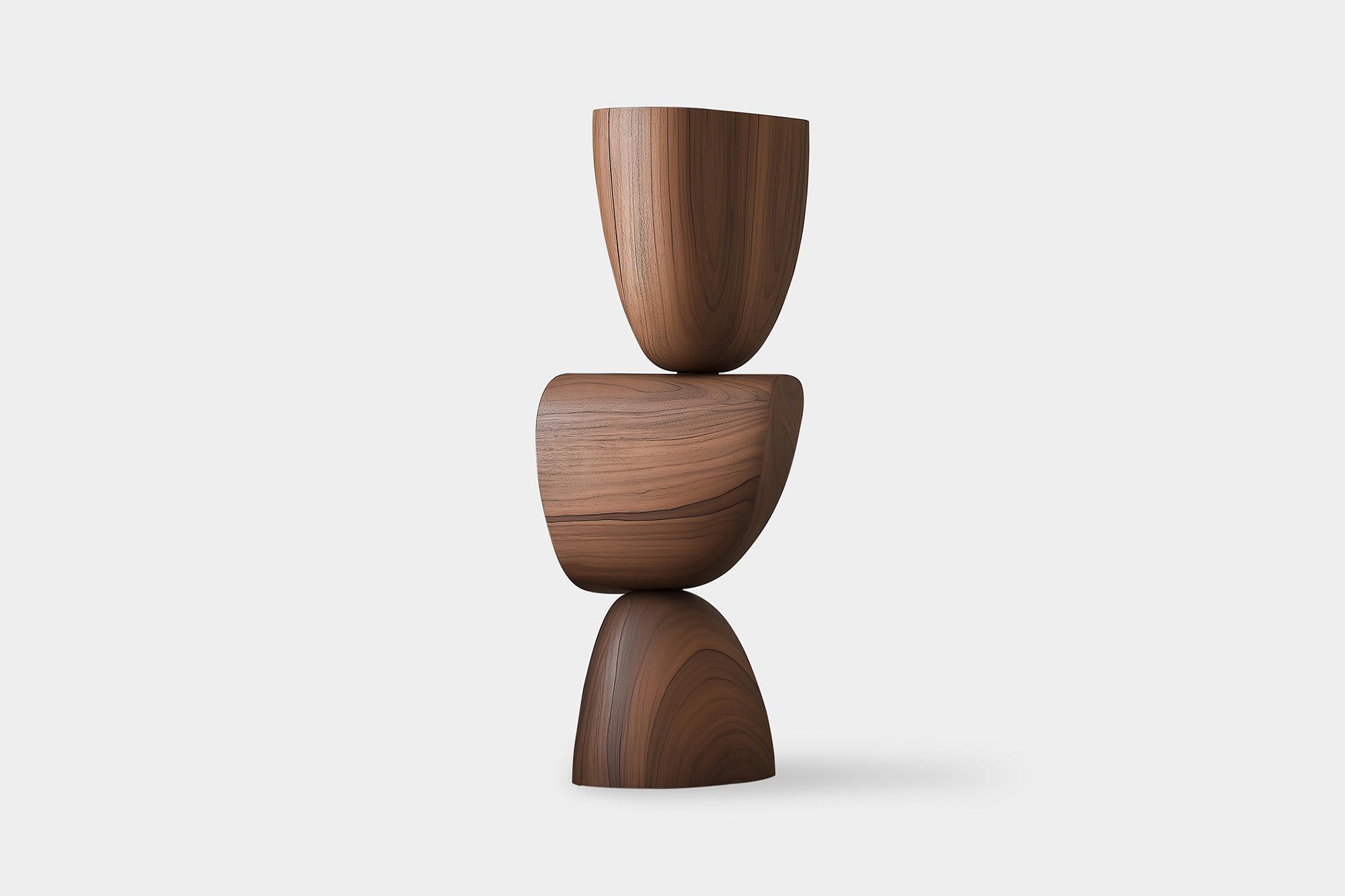 Scultura di lusso in legno Lull No67 di NONO - Un complemento d'arredo Modern-Decor
---
L'equilibrio e la tensione sono al centro di queste sculture. L'interazione tra le forme lisce e arrotondate e le basi solide e angolari crea un delicato