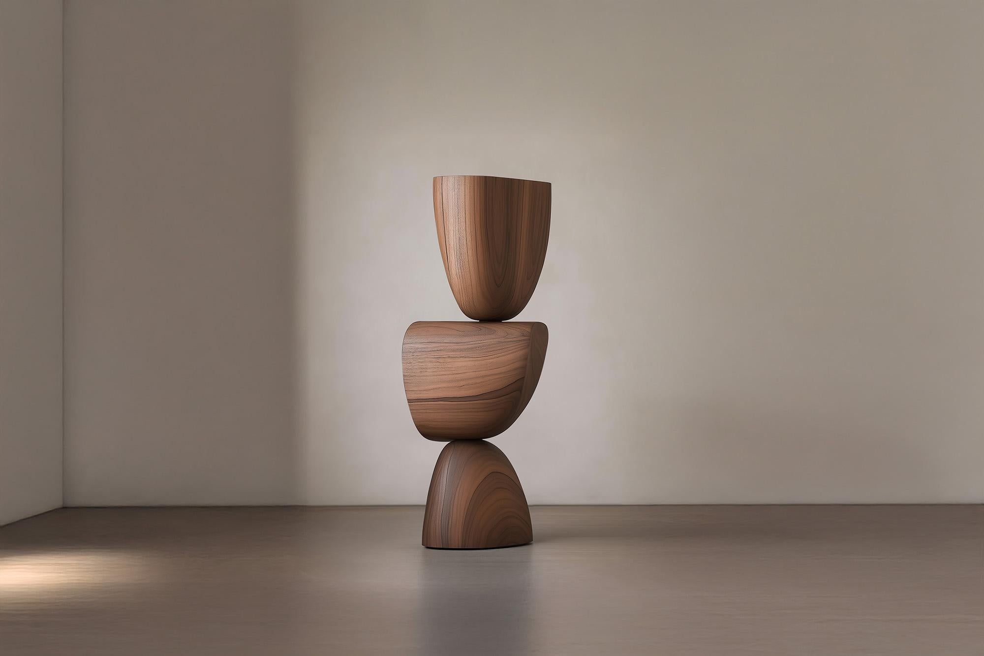 Mid-Century moderno Scultura di lusso in legno Lull No67 di NONO - Un complemento d'arredo Modern-Decor in vendita