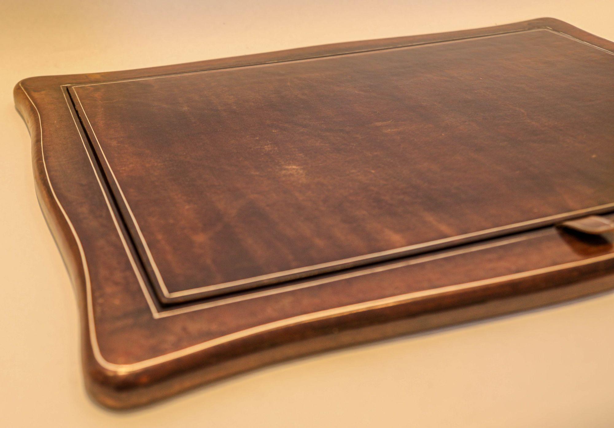 Doré Pad de bureau de luxe Firenze Italie en vente
