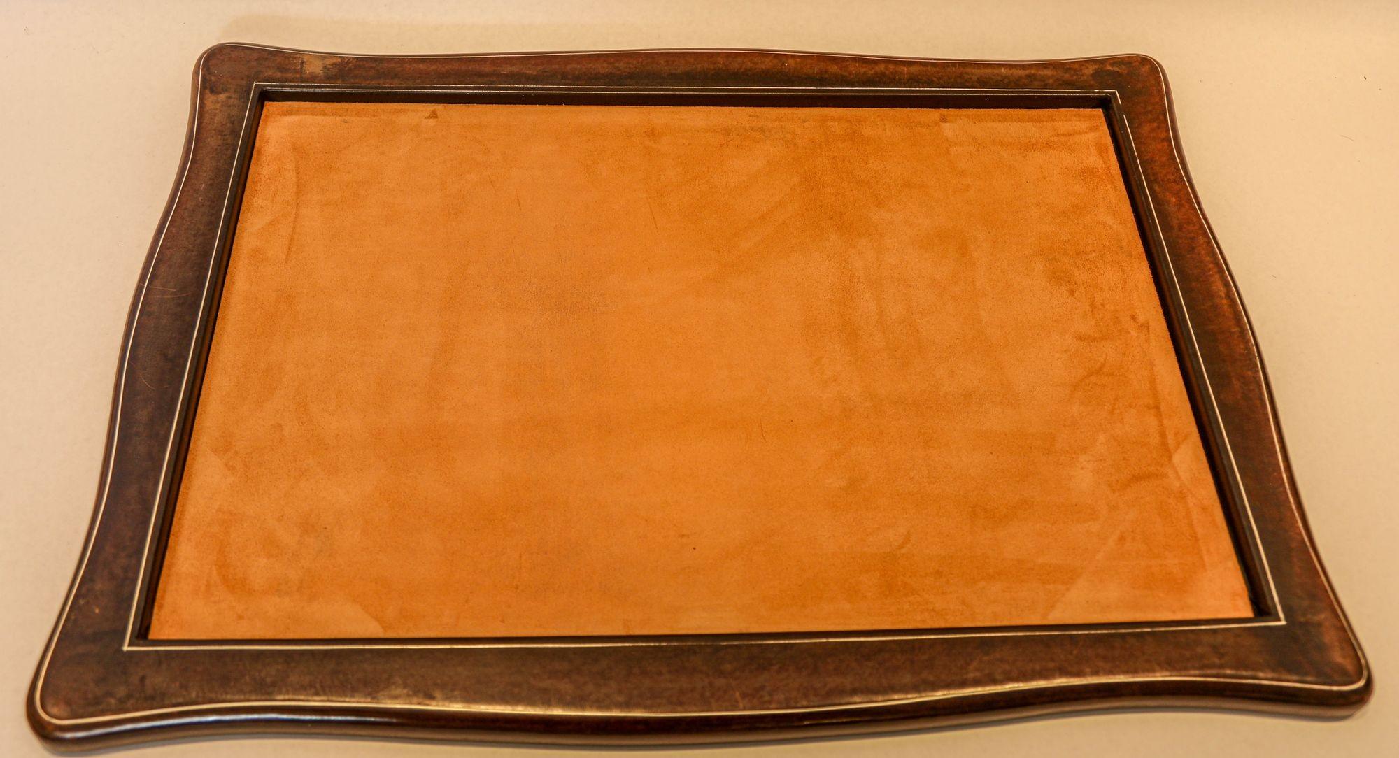 Cuir Pad de bureau de luxe Firenze Italie en vente