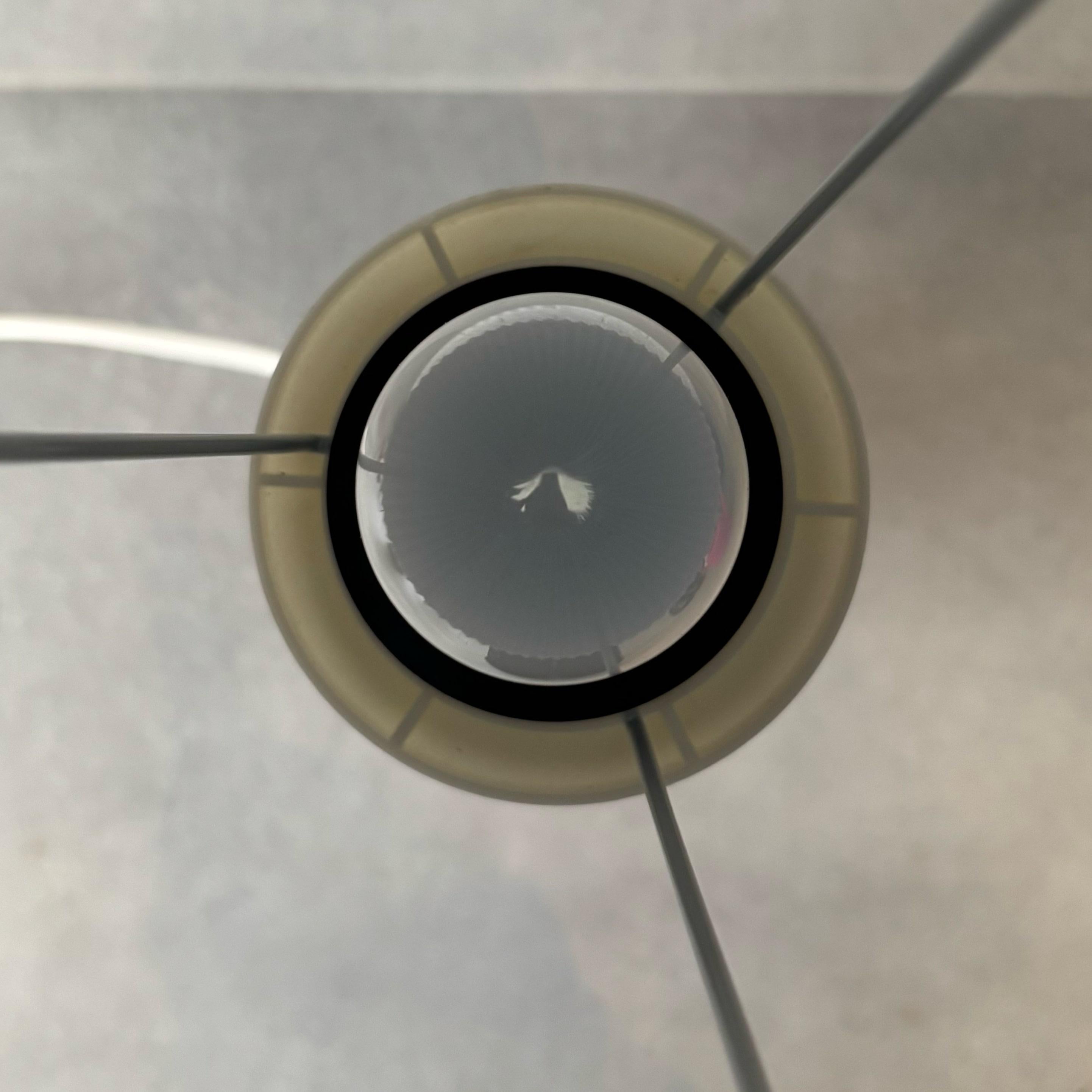 Luxus Tischlampen 1011 STIL, Uno & Östen Kristiansson, weißes Glas, Schweden 1960er Jahre im Angebot 2