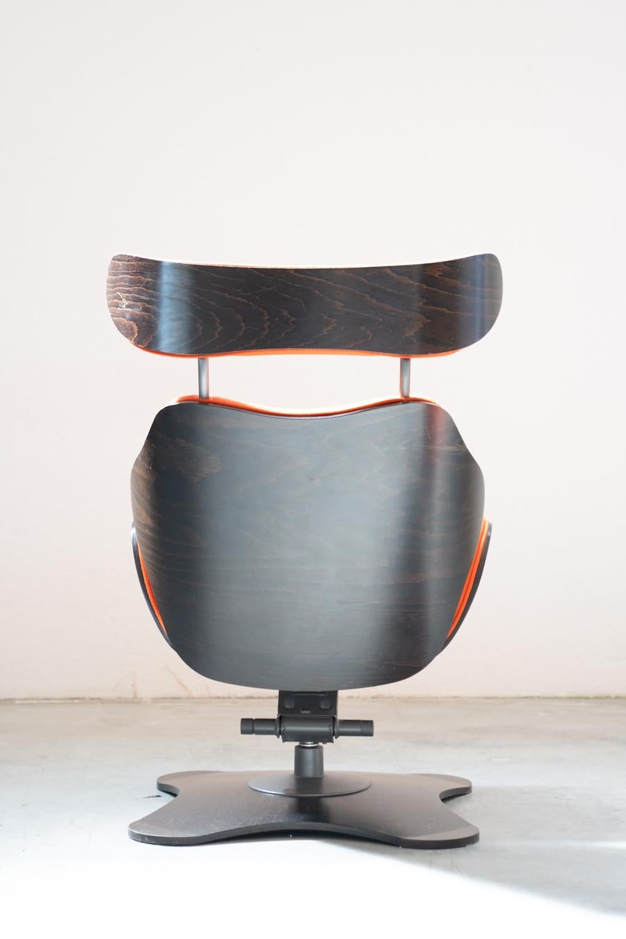 Luxus Vintage Lounge chair & hocker TOK by Toshiyuki for Stokke Norway, 			1990s 7