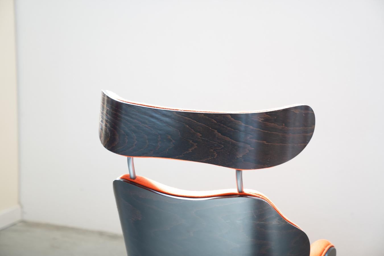 Luxus Vintage Lounge chair & hocker TOK by Toshiyuki for Stokke Norway, 			1990s 8