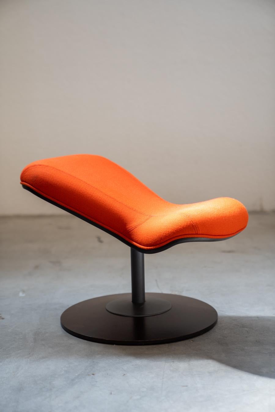 Luxus Vintage Lounge chair & hocker TOK by Toshiyuki for Stokke Norway, 			1990s 12