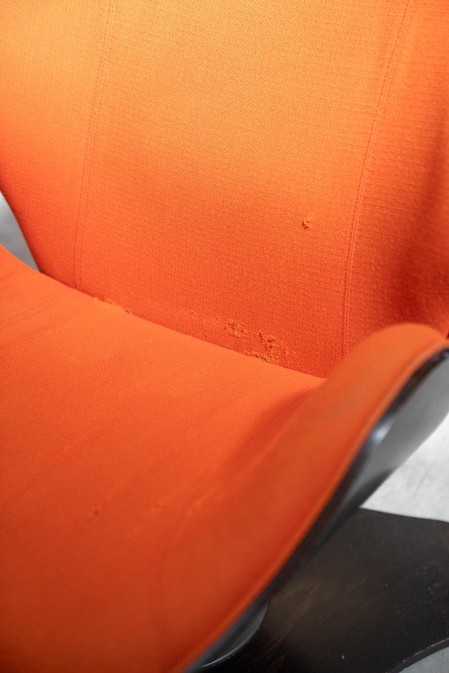 Luxus Vintage Lounge chair & hocker TOK by Toshiyuki for Stokke Norway, 			1990s 2