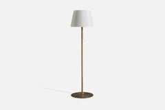 Luxus Vittsjö, Floor Lamp, Brass, Sweden, 1960s