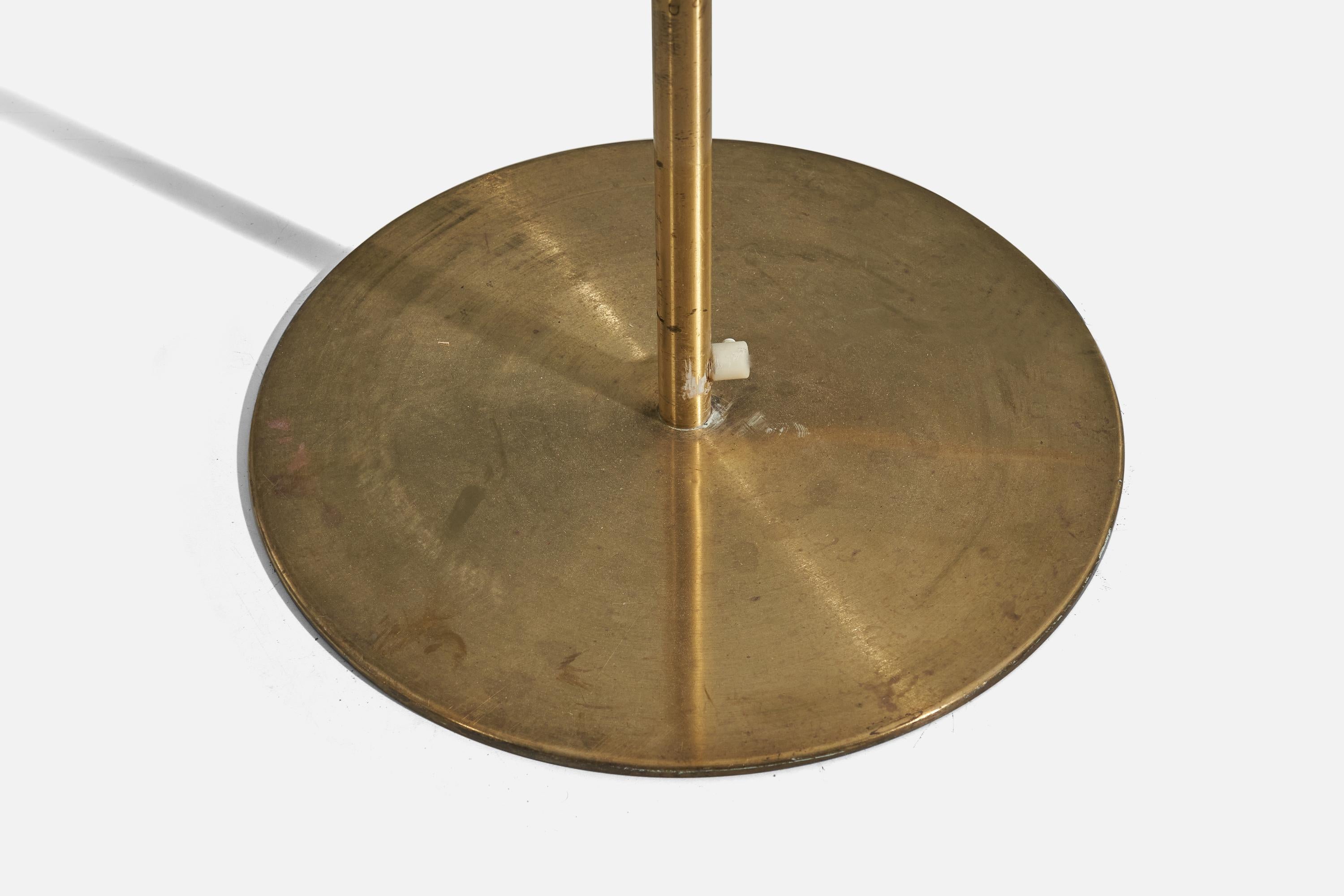 Milieu du XXe siècle Luxus Vittsj, Lampadaire, Laiton, Suède, Années 1960 en vente