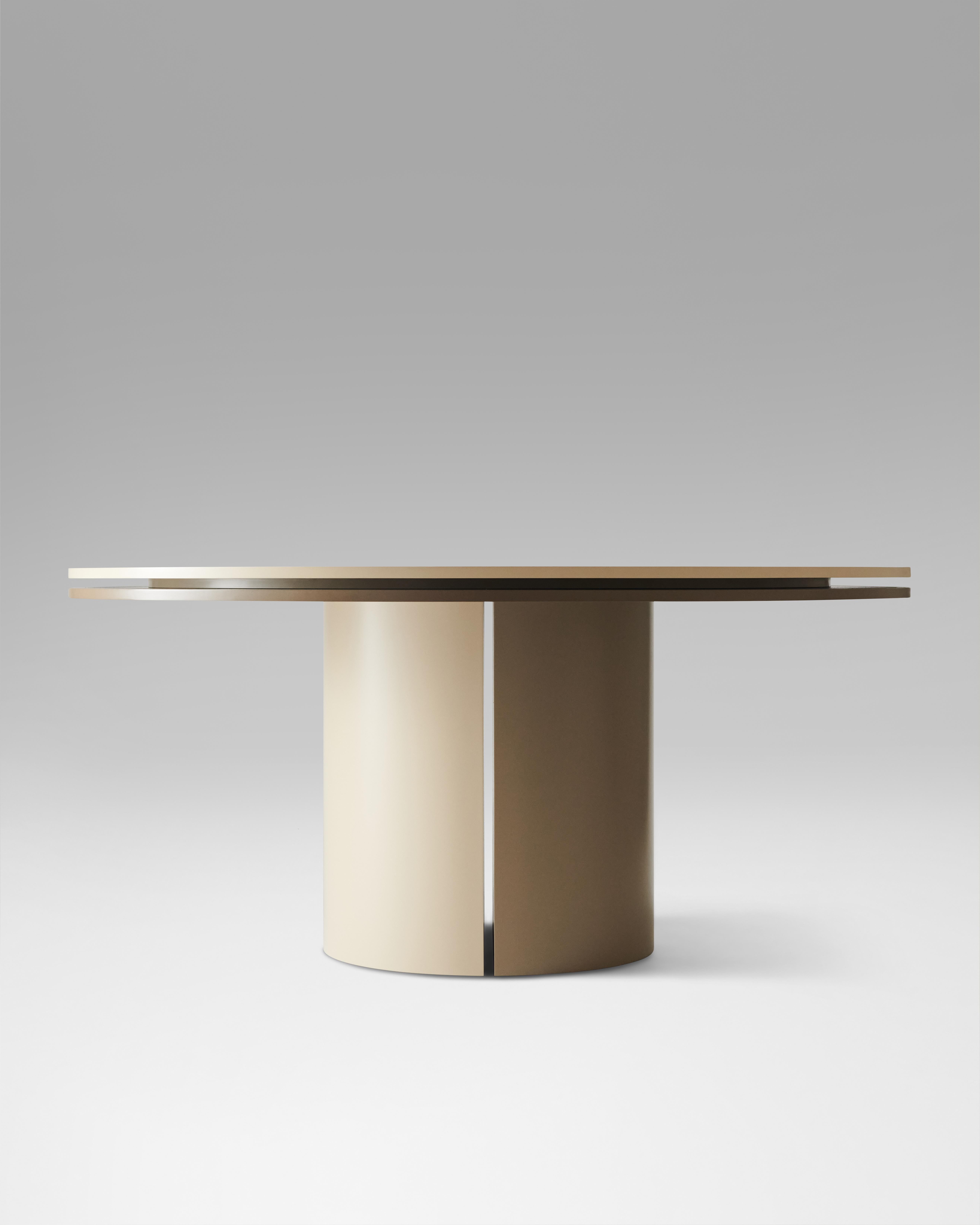 white oak pedestal dining table