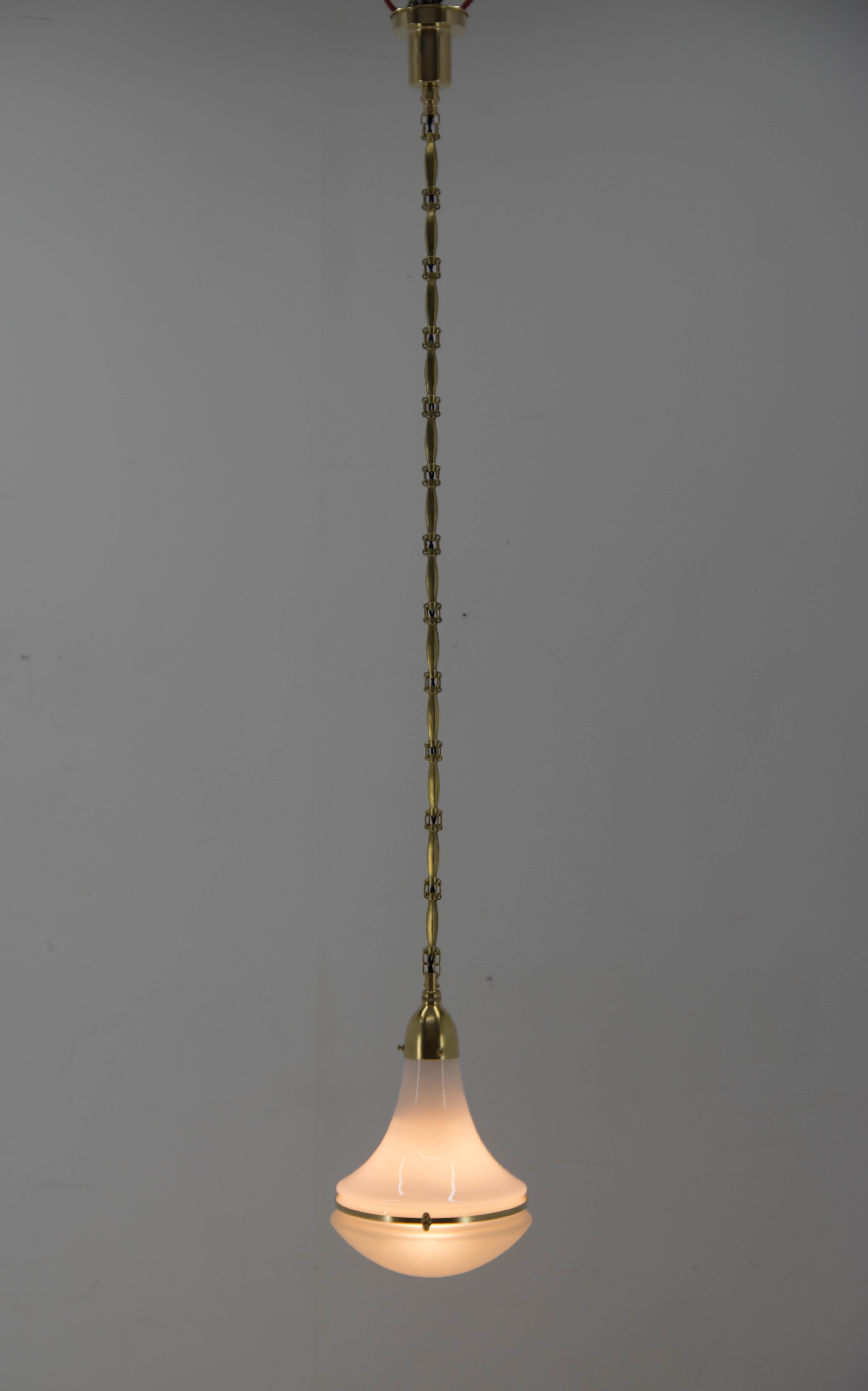 Luzette Pendant by Peter Behrens for Siemens, 1900s For Sale 4