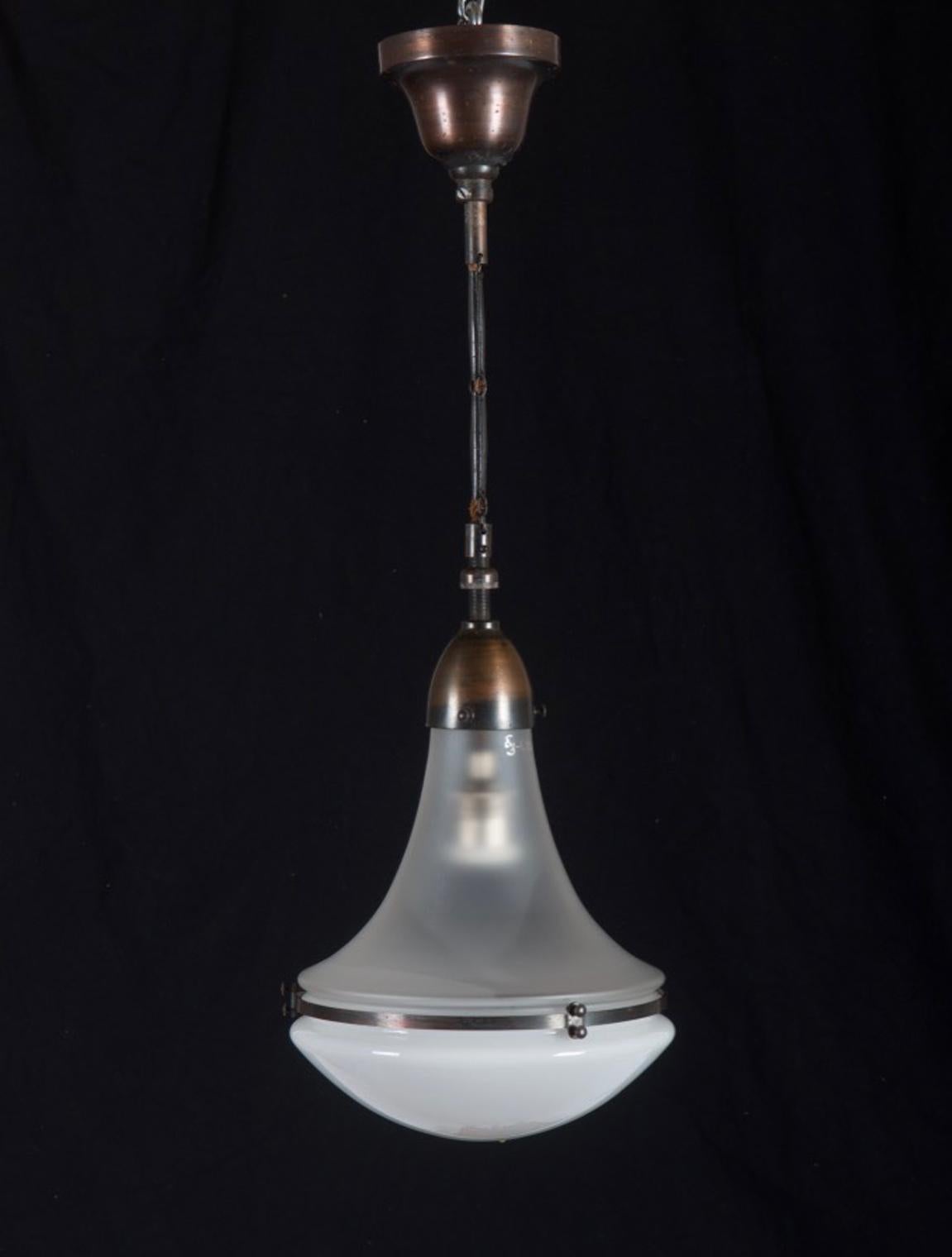 Early 20th Century Luzette Pendant by Peter Behrens for Siemens