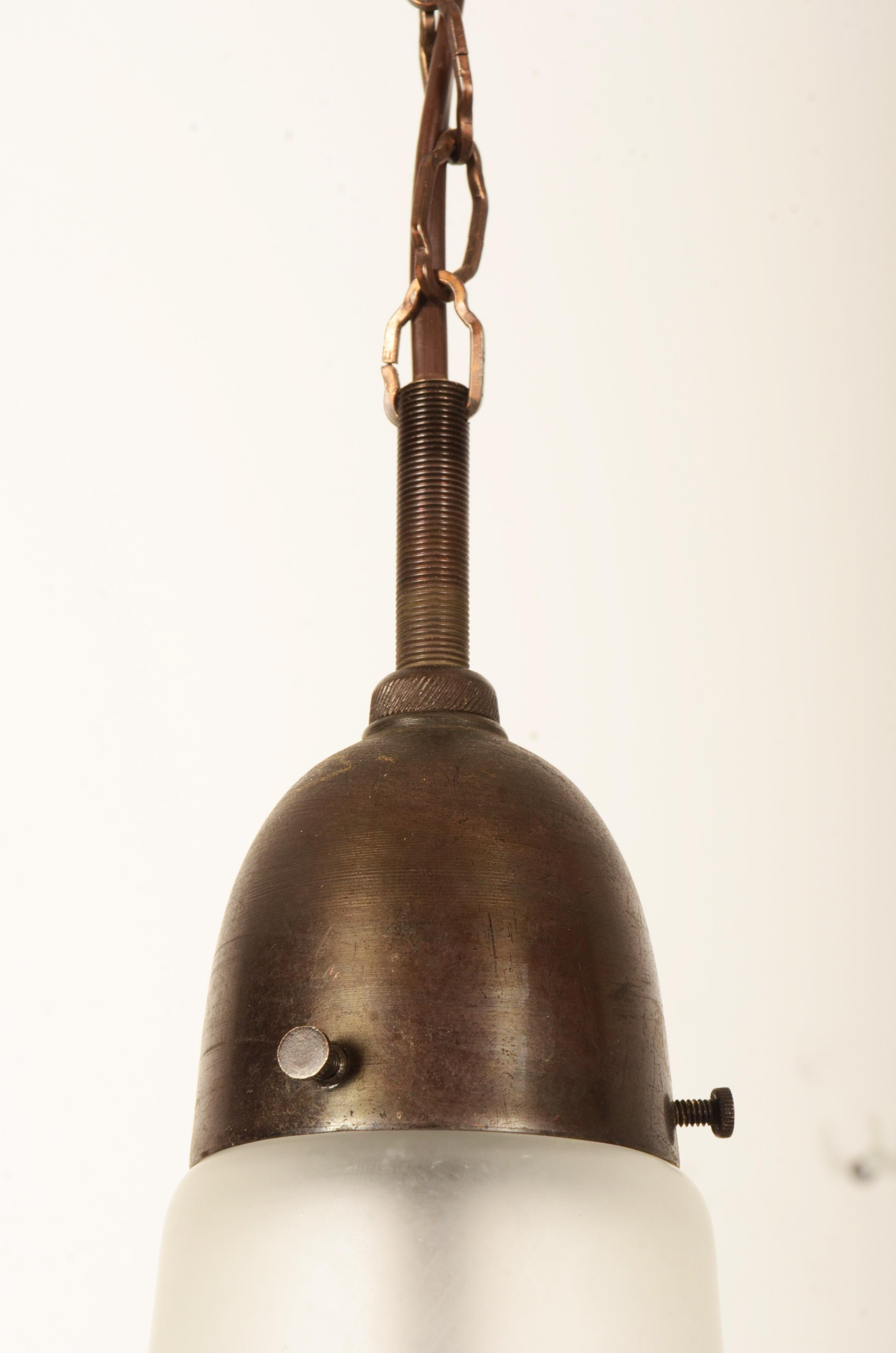 Early 20th Century Luzette Pendant by Peter Behrens for Siemens Schuckert