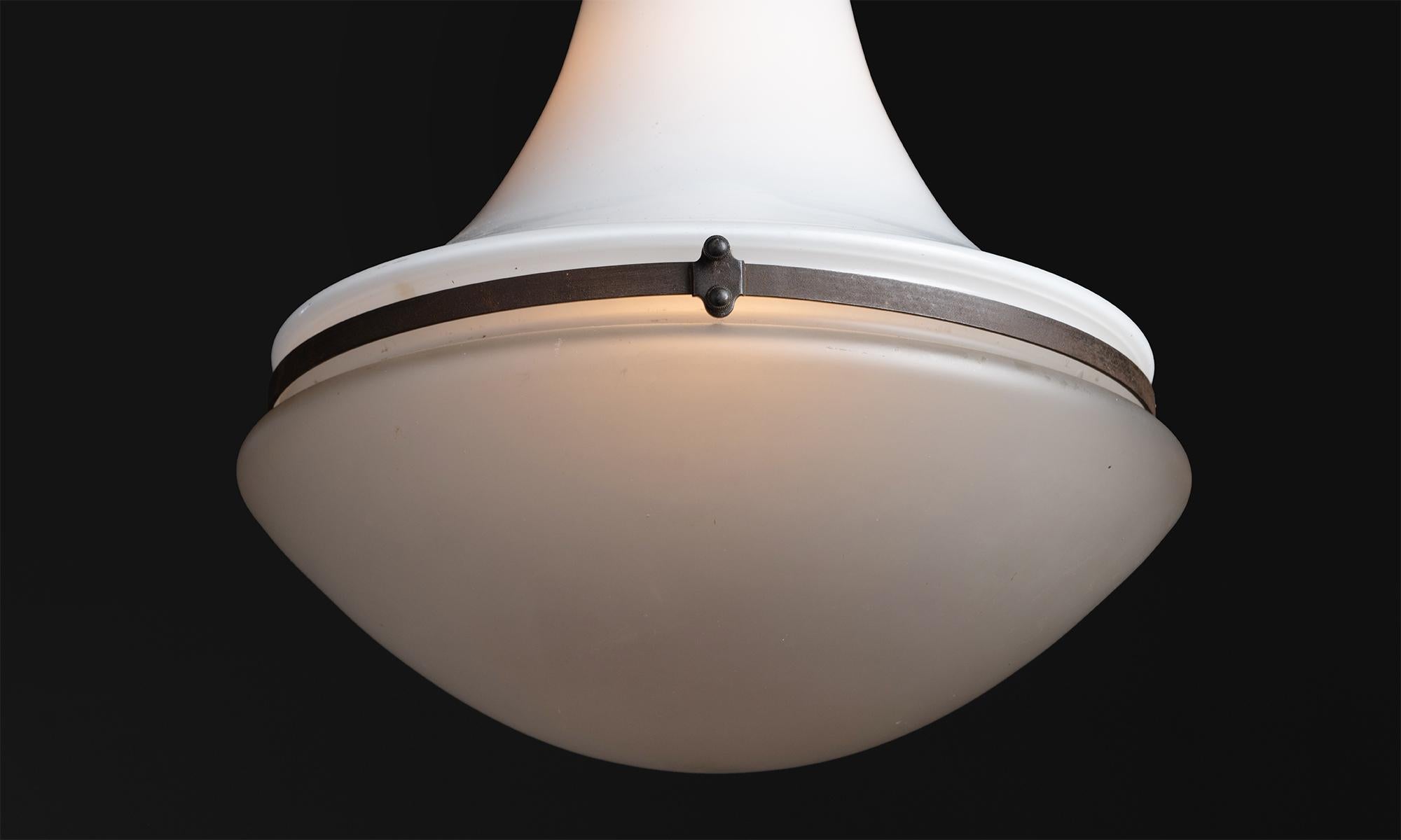 Modern Luzette Pendant by Peter Behrens, Germany circa 1920