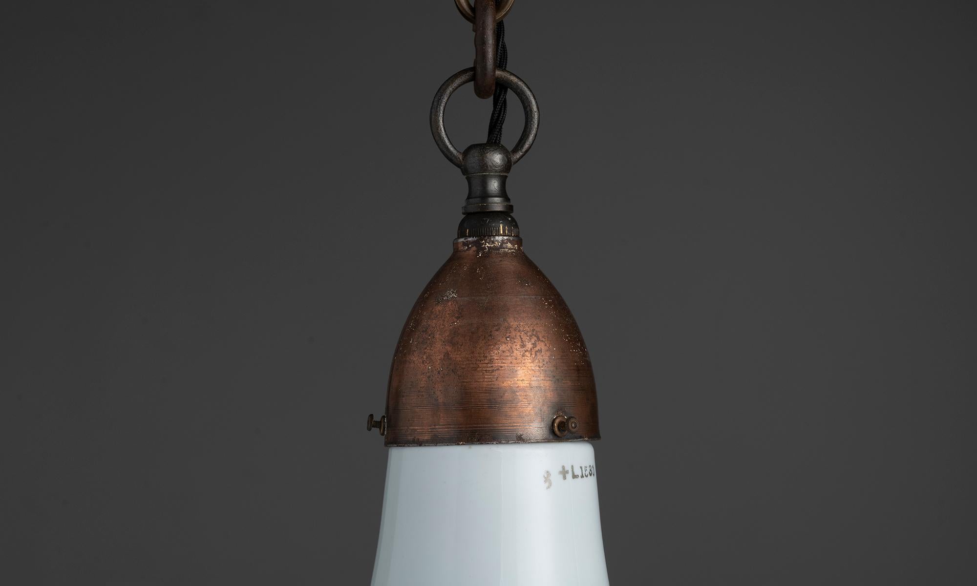 Allemand Luzette Pendant by Peter Behrens, Germany circa 1920 en vente