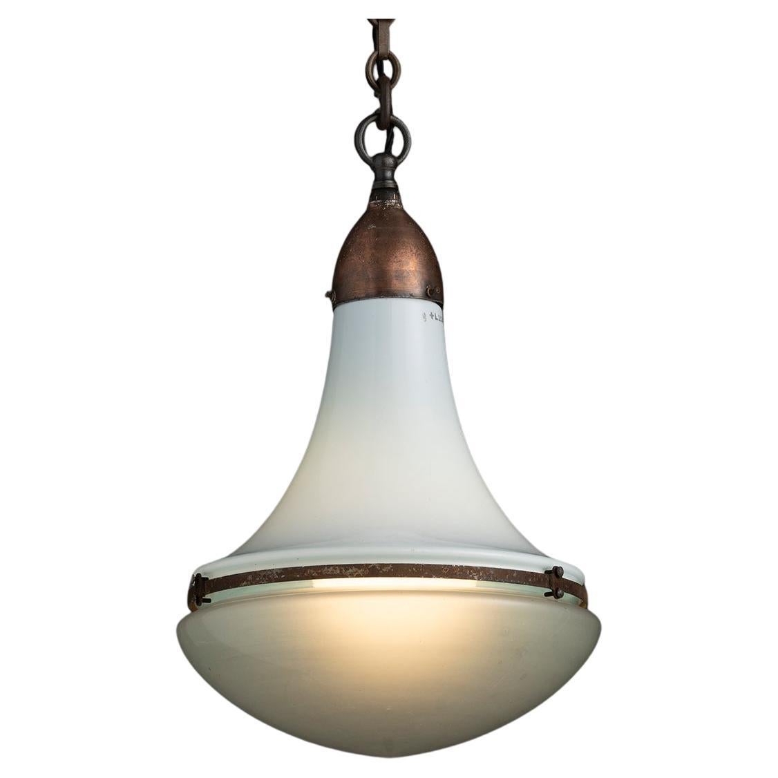 Luzette Pendant by Peter Behrens, Germany circa 1920 en vente