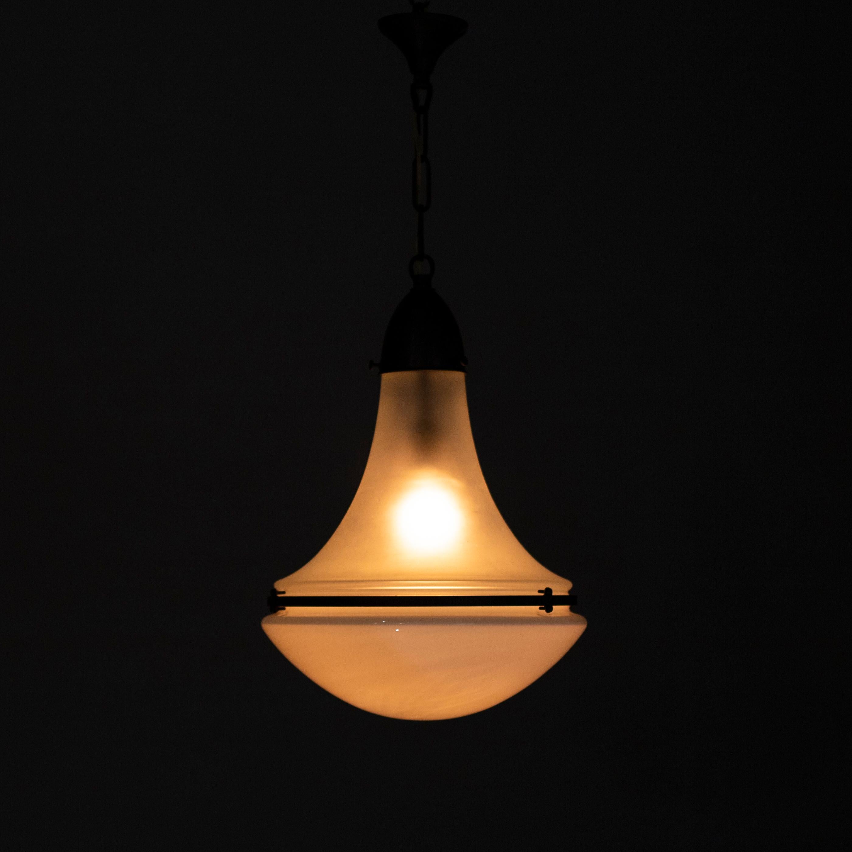 German Luzette Pendant Lamp by Peter Behrens