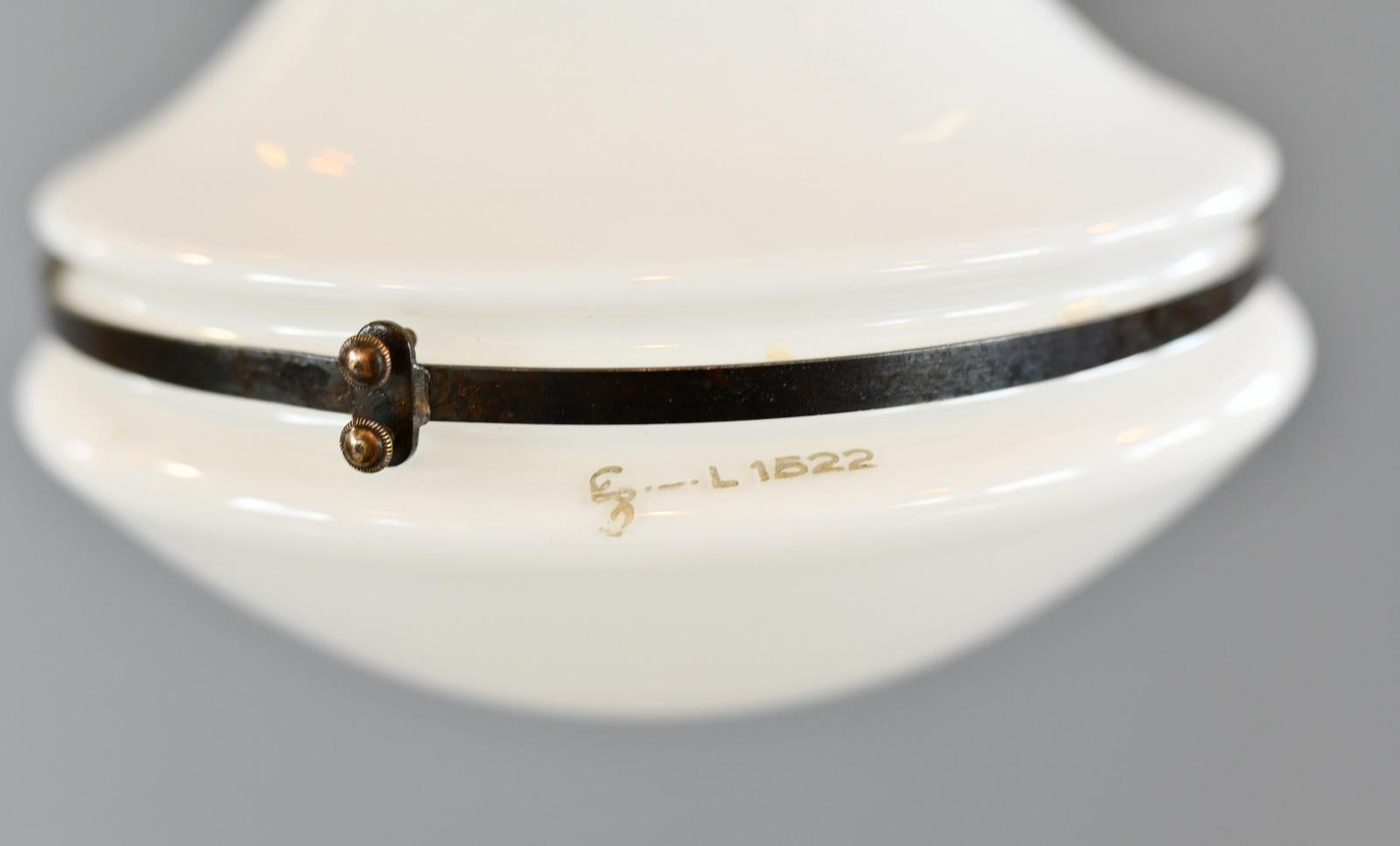 Tedesco Lampada a sospensione Luzette di Peter Behrens per Siemens, circa 1920 in vendita