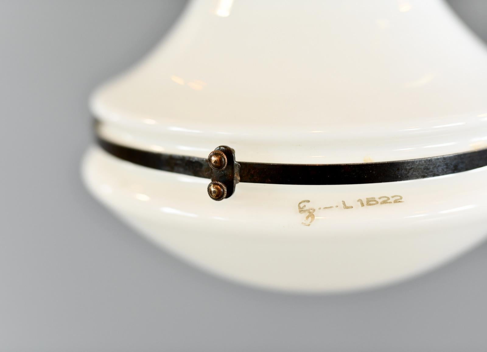 Lampada a sospensione Luzette di Peter Behrens per Siemens, circa 1920 In condizioni buone in vendita a Gloucester, GB