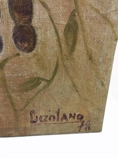 African Art by Luzolano, Oil Painting, 1978