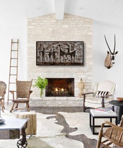 Wild Horses (textured impasto original painting)