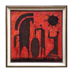 Luzoy Oil on Canvas “Conquistador” Painting