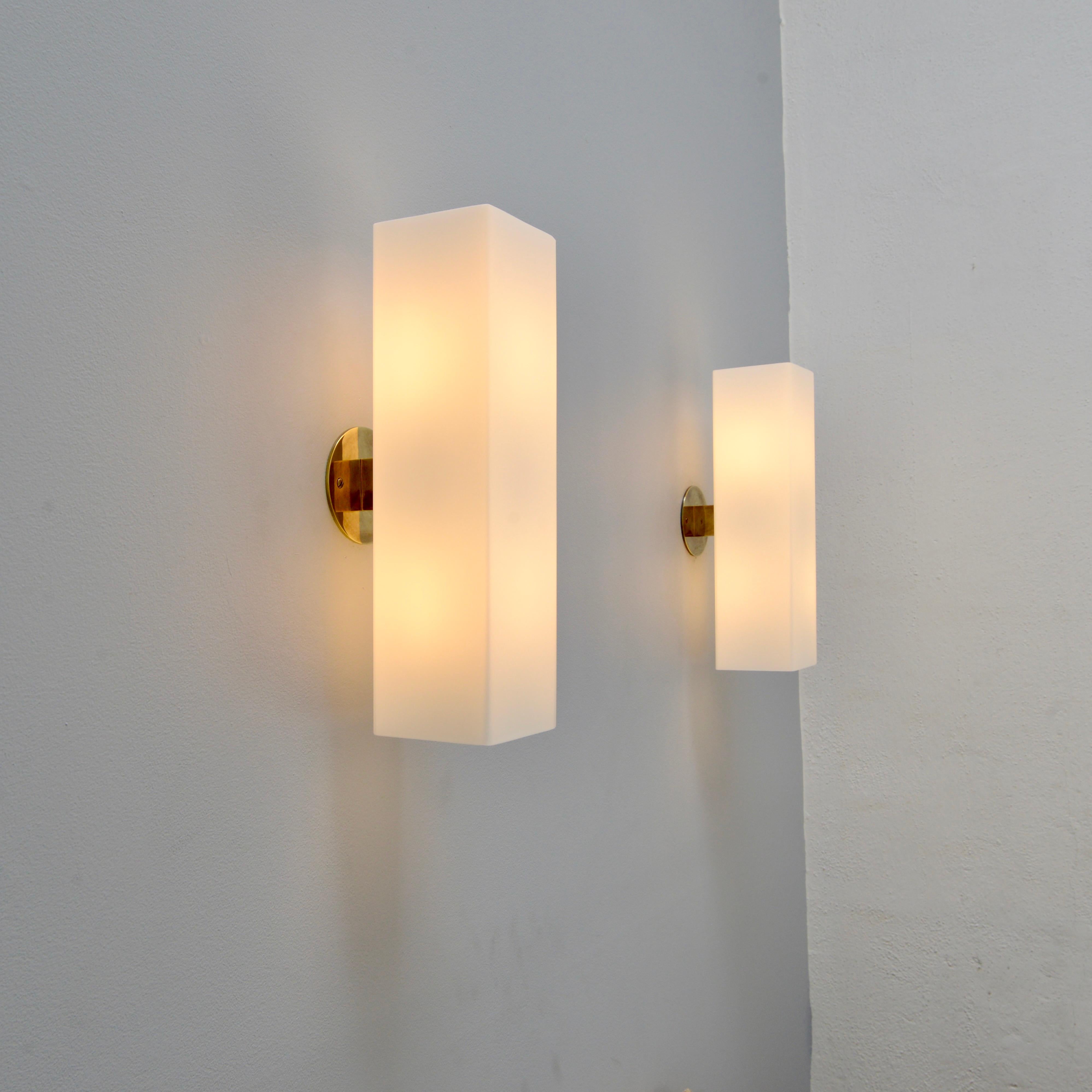 Patinated LUZQT NB Sconce by Lumfardo Luminaires For Sale