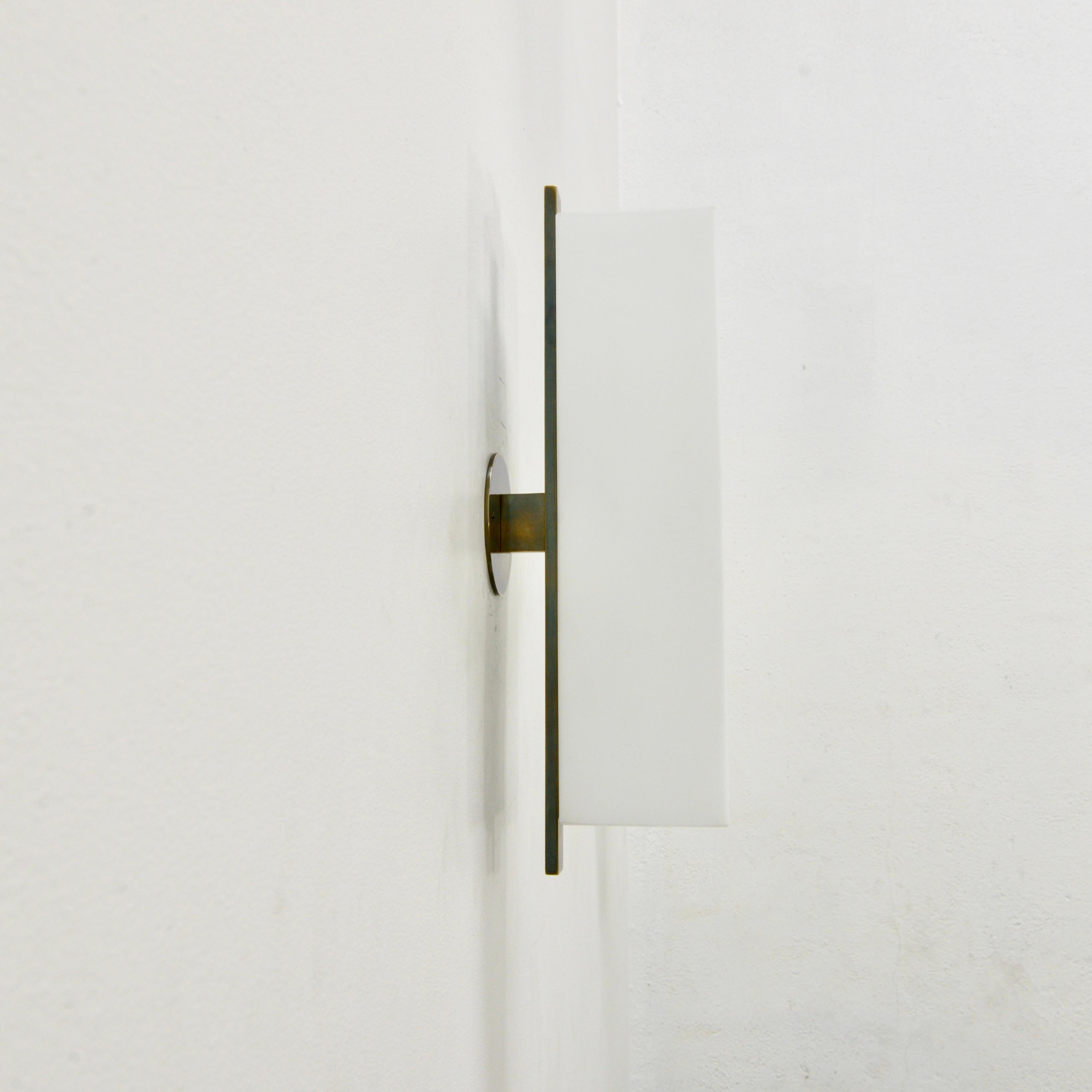 American LUZQT Sconce PB by Lumfardo Luminaires For Sale