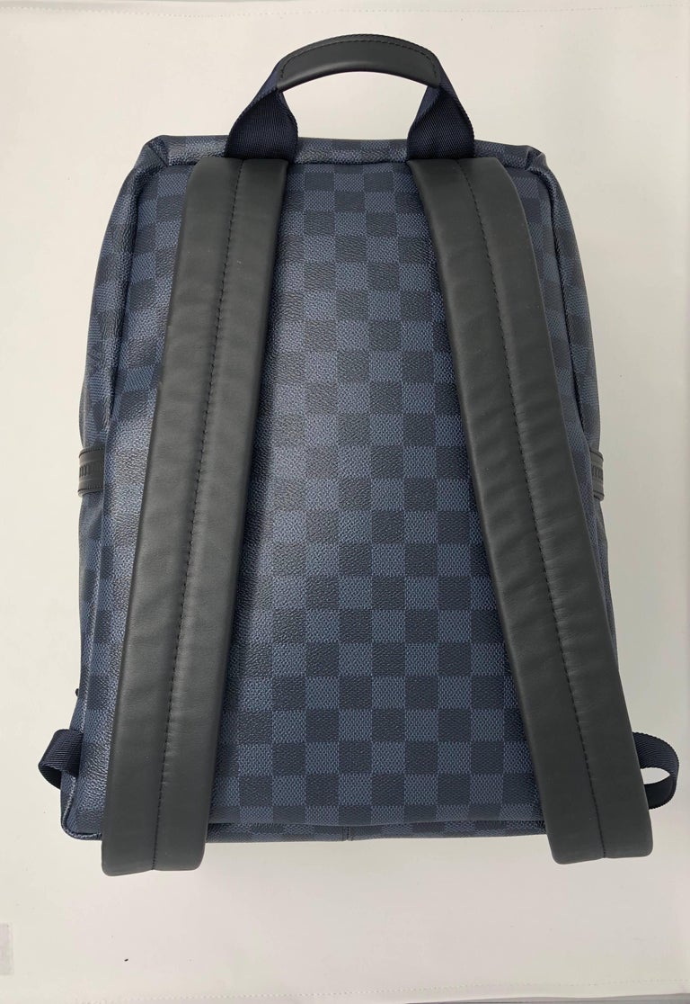 LV Apollo Backpack in Cobalt Black