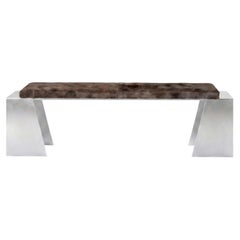 LV Bench in Aluminum by Pietro Franceschini