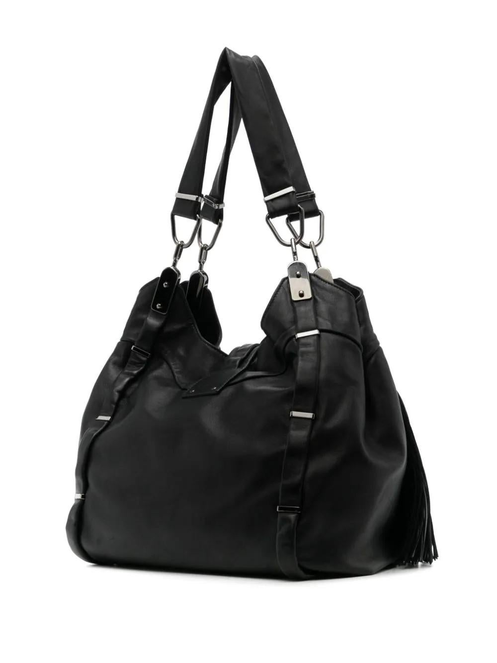 Black LV Dimitri Frindged Bag For Sale