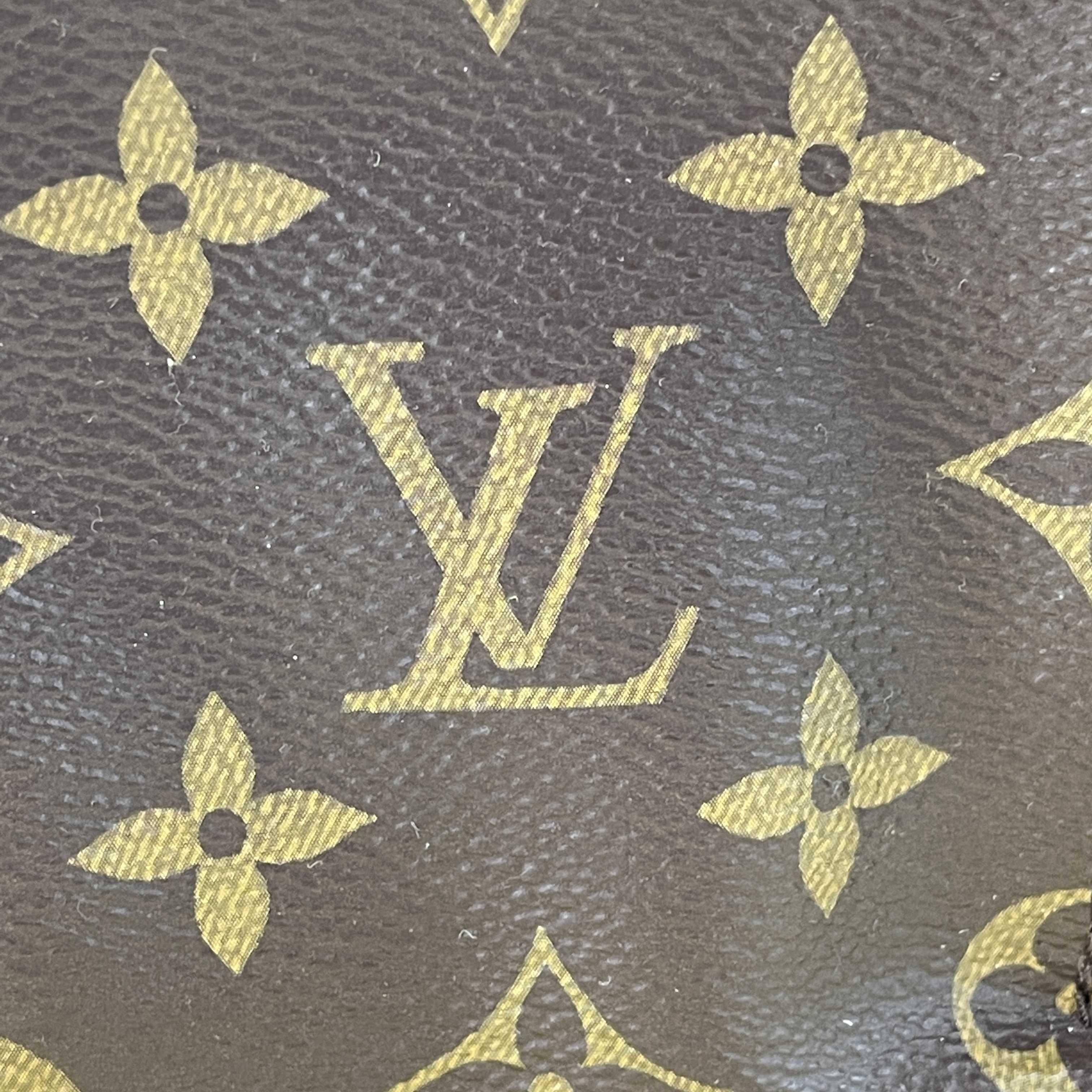 LV Louis Vuitton Keepall 50 Large Duffle Bag Brown Monogram Travel 3