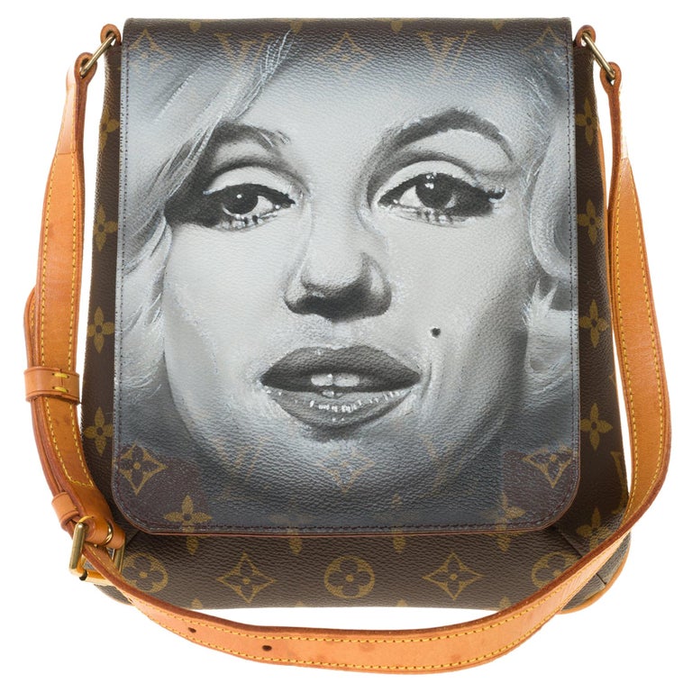 Customized Marilyn LV Musette Salsa shoulder bag in Brown