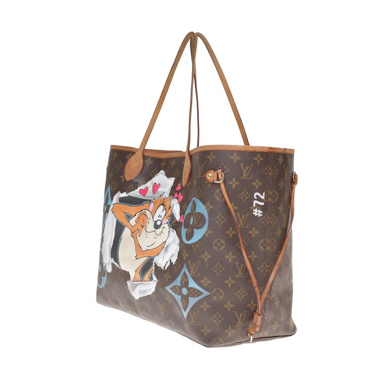 LOUIS VUITTON Monogram Neverfull GM Brown Canvas Tote Shoulder Bag