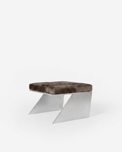 LV Ottoman in Aluminum by Pietro Franceschini