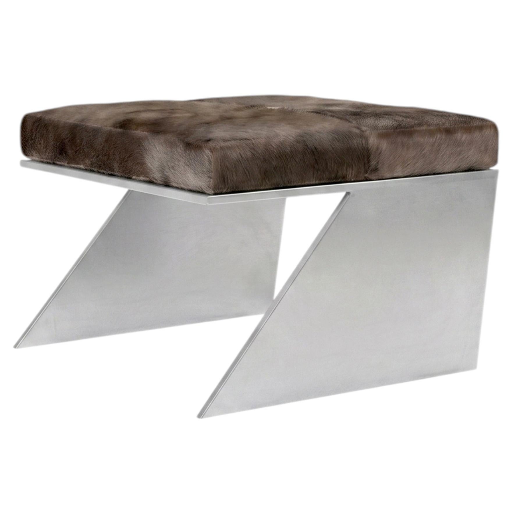 Otomana LV de aluminio, de Pietro Franceschini en venta