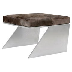 LV Ottoman in Aluminum by Pietro Franceschini