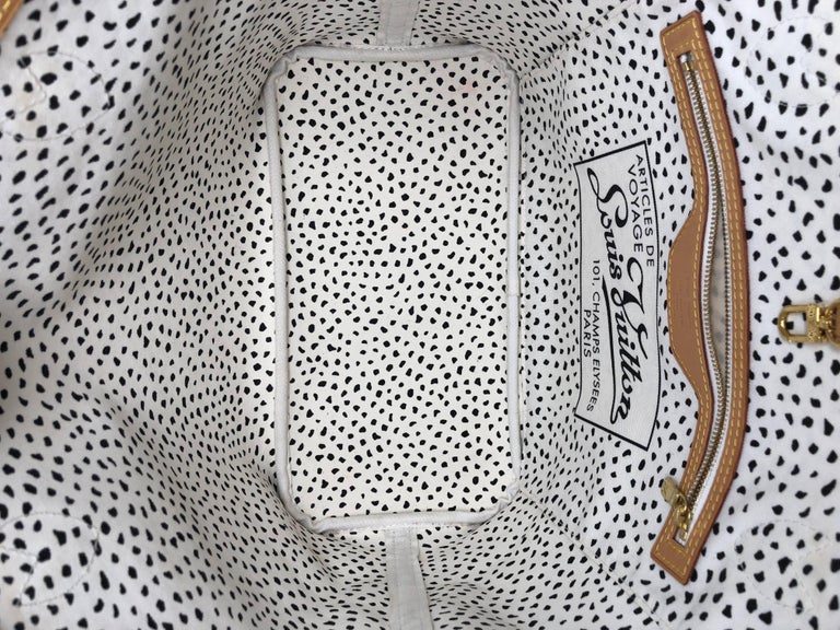 Yayoi Kusama X Louis Vuitton White Monogram Canvas Neverfull MM  QJB0BJ1GWA046