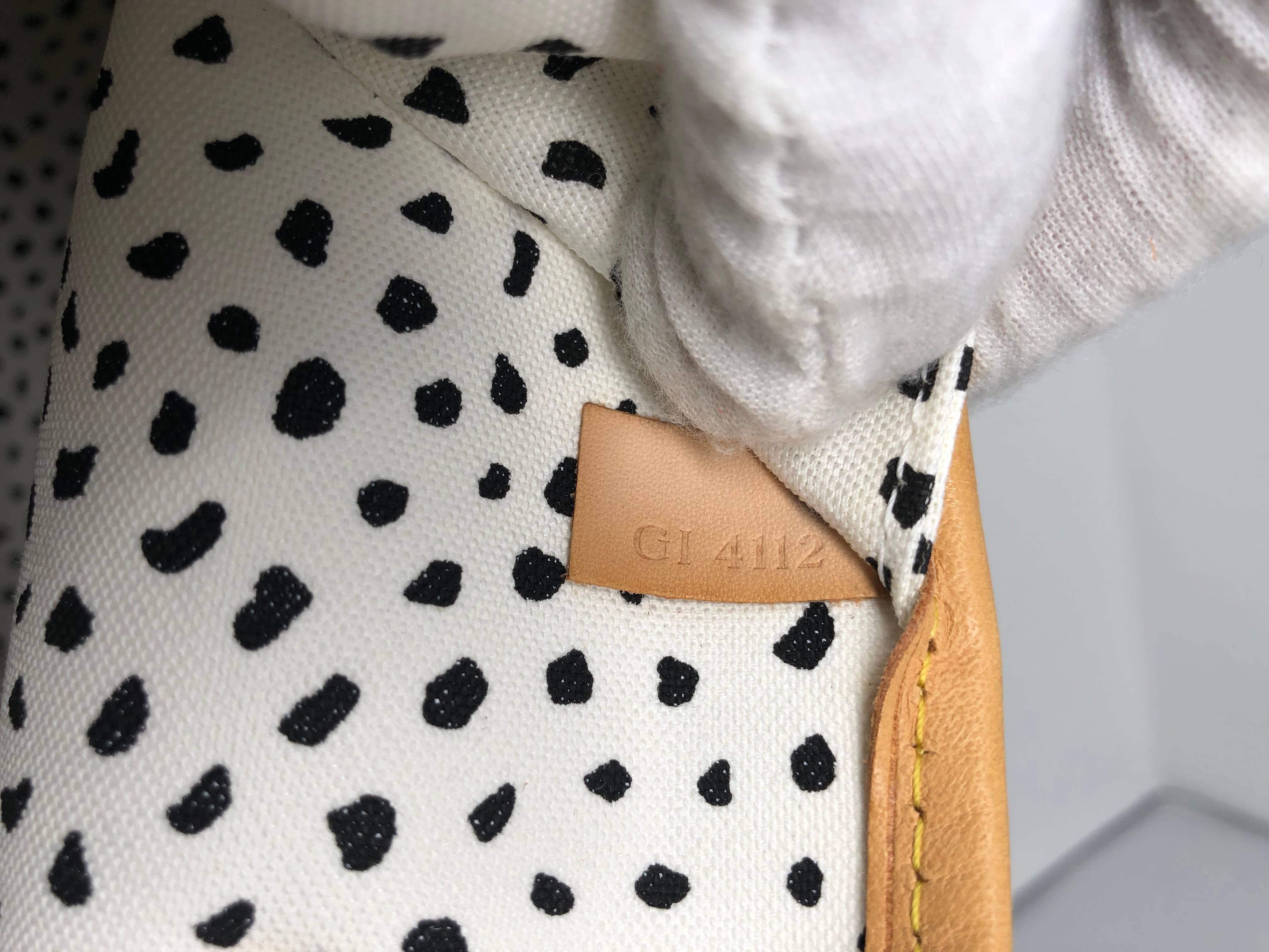 LV Yayoi Kusama White Neverfull MM 2