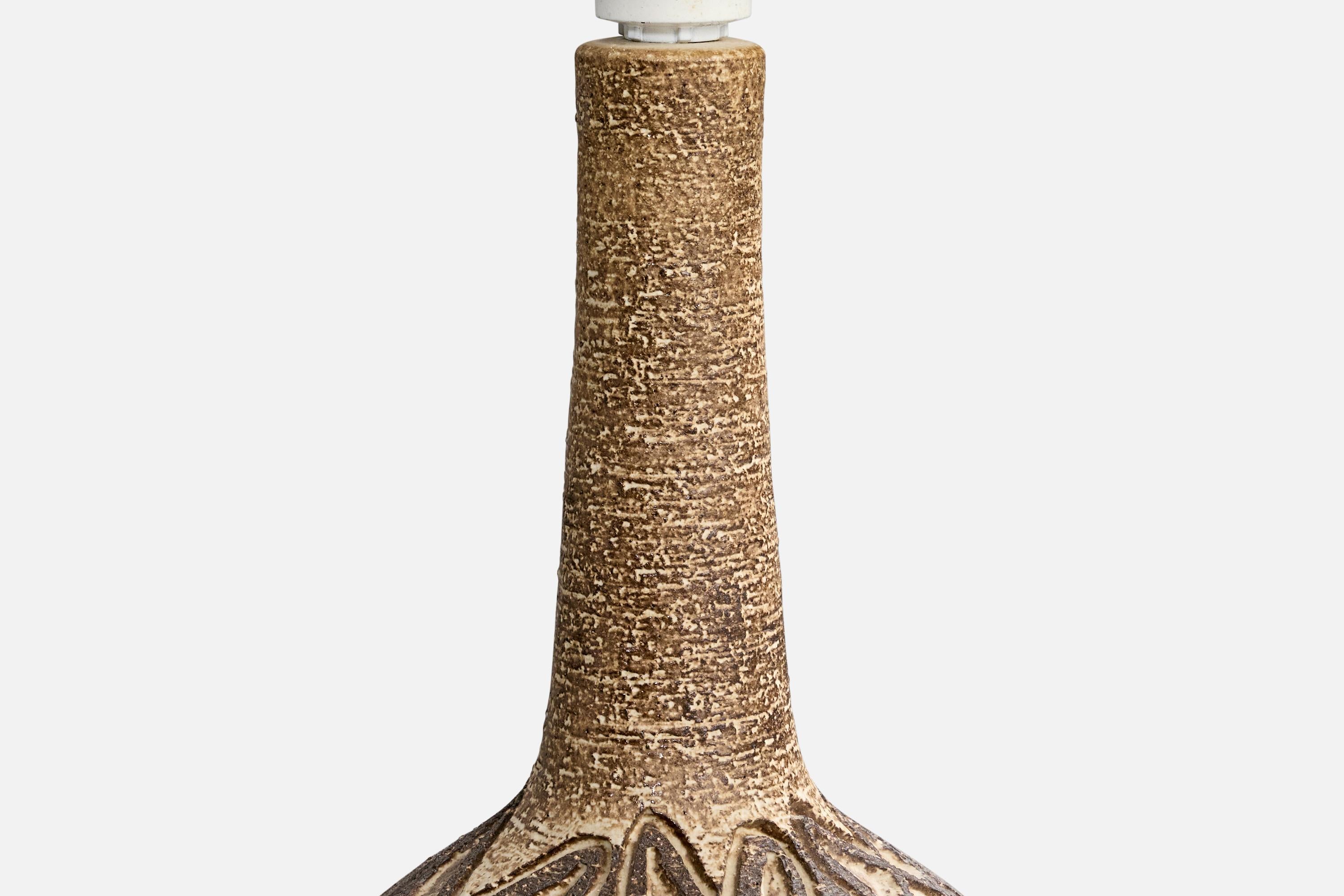 Løvemose, lampe de table, grès, Danemark, années 1960 Bon état - En vente à High Point, NC