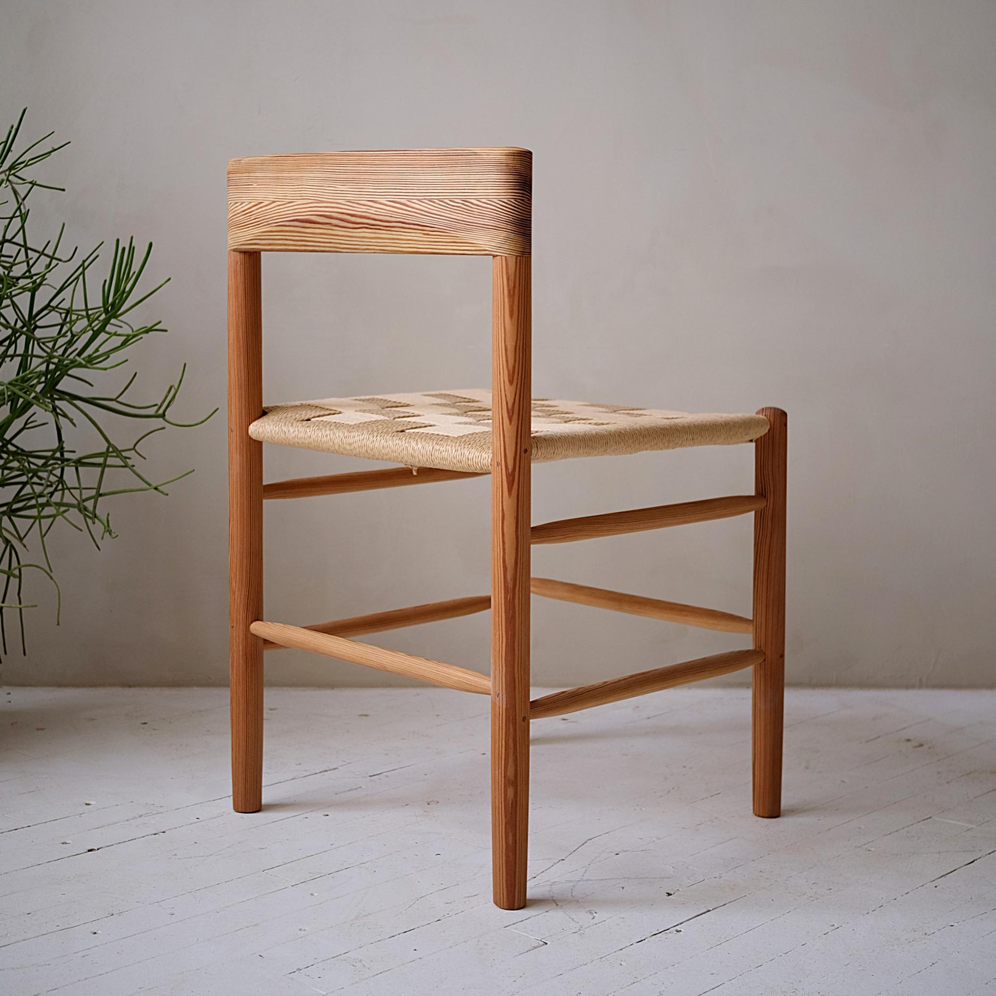 The LW chair draws on the shaker tradition of simplicity by finding subtle ways to prioritize comfort and aesthetic through careful consideration of proportion. Our goal was to create a lightweight, sturdy chair with timeless design with satisfying