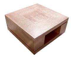 LX2 Table in Copper Clad over MDF Handcrafted in India by Stephanie Odegard