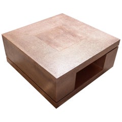 LX2 Table in Copper Clad Over MDF Handcrafted in India by Stephanie Odegard