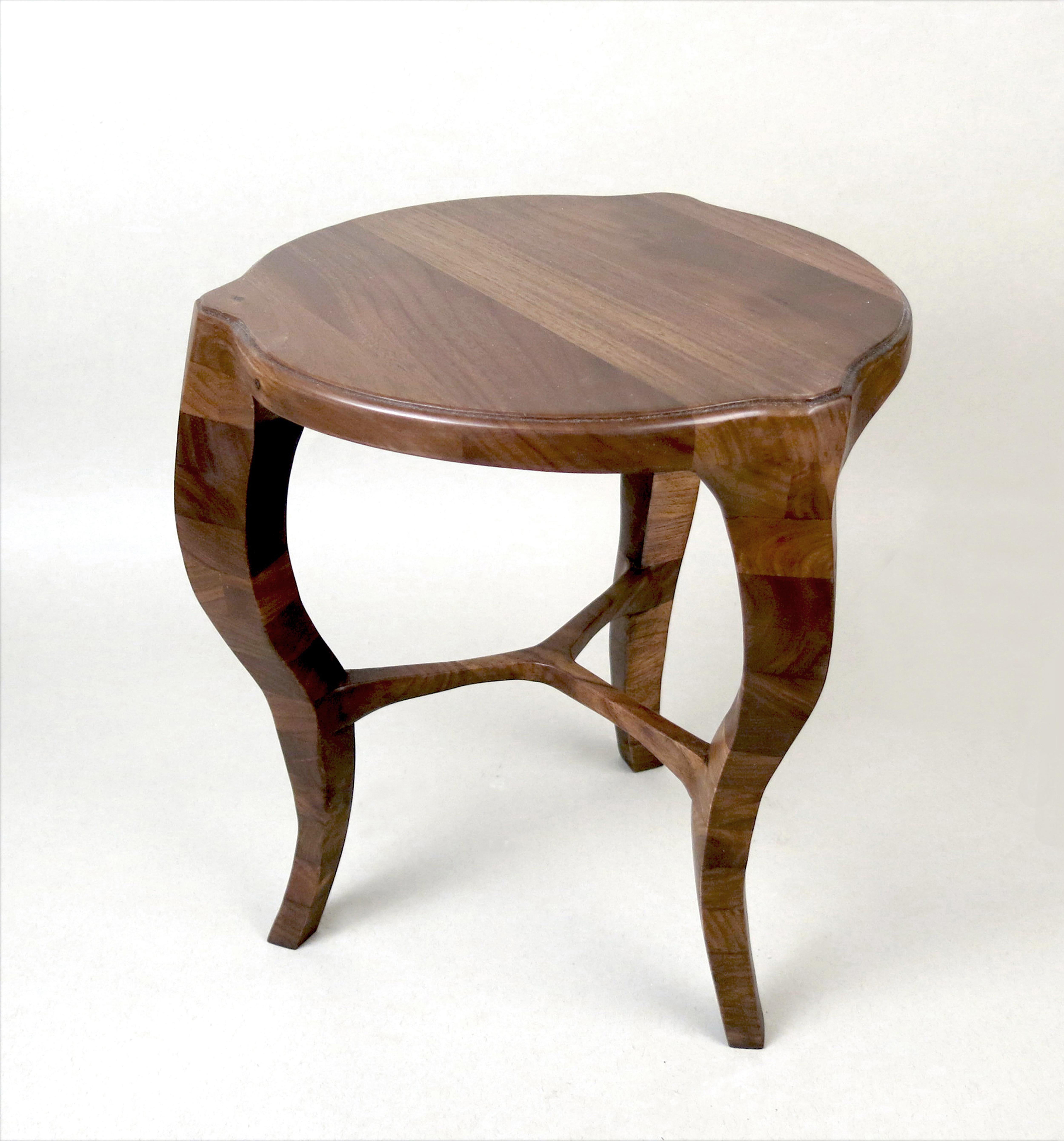 LXV side table by Aaron Scott
Dimensions: D 32 x W 32 x H 36 cm
Materials: Walnut.
Also available in other woods: bleached cherry. 


Brooklyn-based designer Aaron Scott was raised in the mountains and forests of Southwest Oregon. He studied