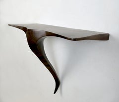 Lxv Wandregal:: handgefertigt in Nussbaum:: auf Lager