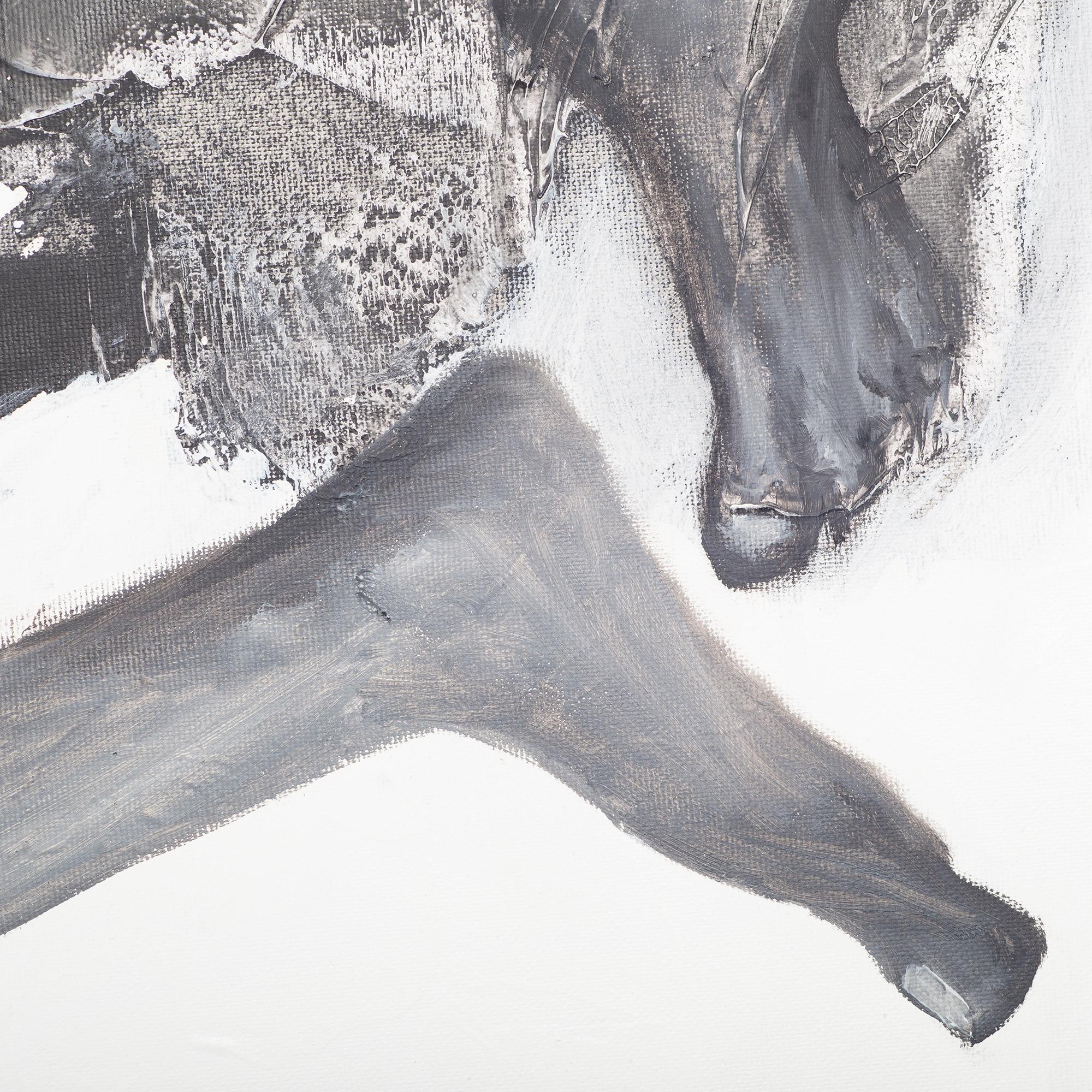 Niemals allein (Grau), Figurative Photograph, von Ly Hung Anh