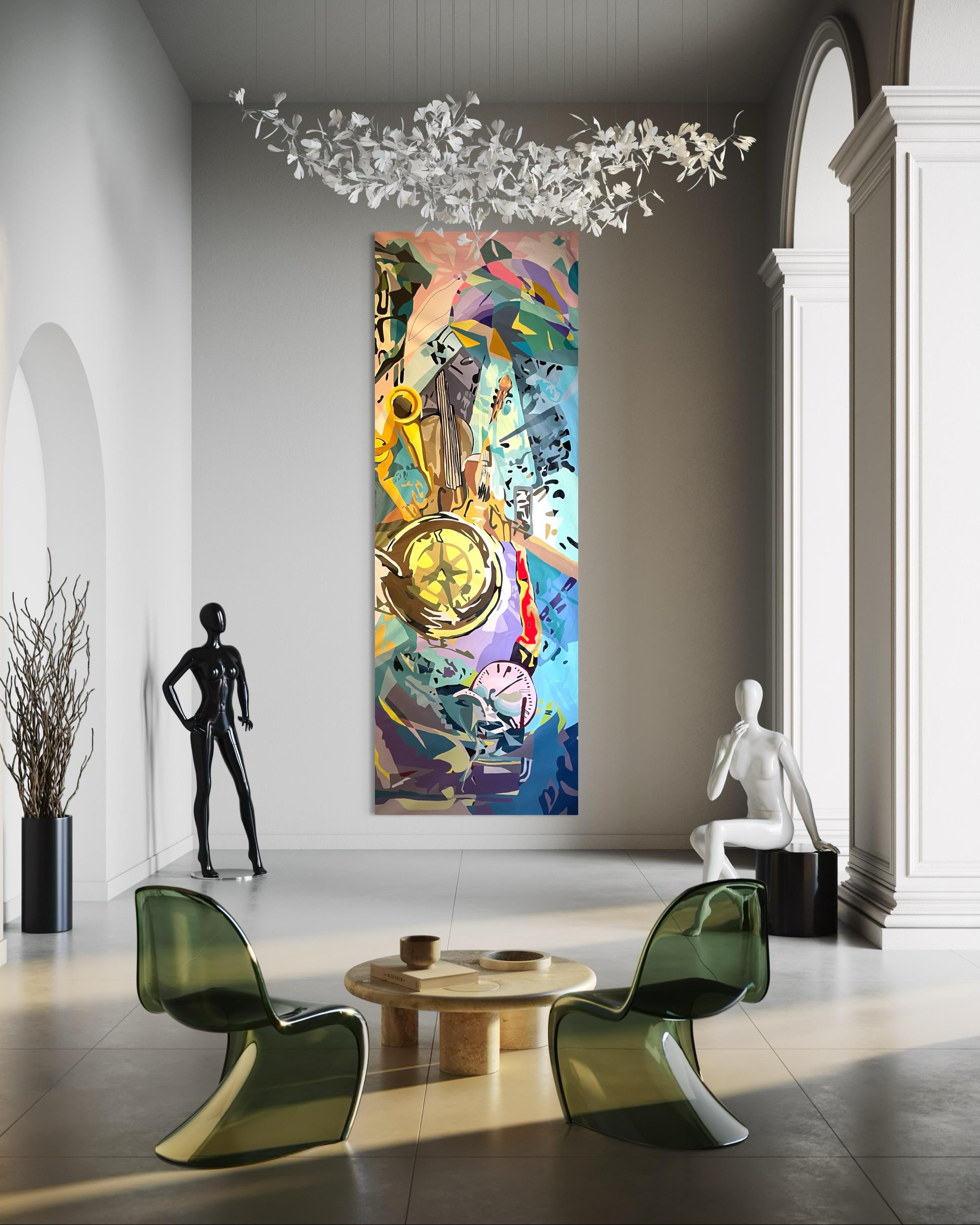 Artist: Lyan Amiryan
Title: Jazz Fest
Medium: Acrylic on Canvas
Year: 2025
Style: Contemporary Art
Dimensions: 170