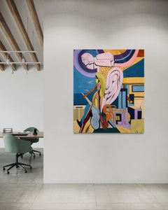 Yeah Noha Arte Contemporáneo Gran Cuadro Original Listo Para Colgar
