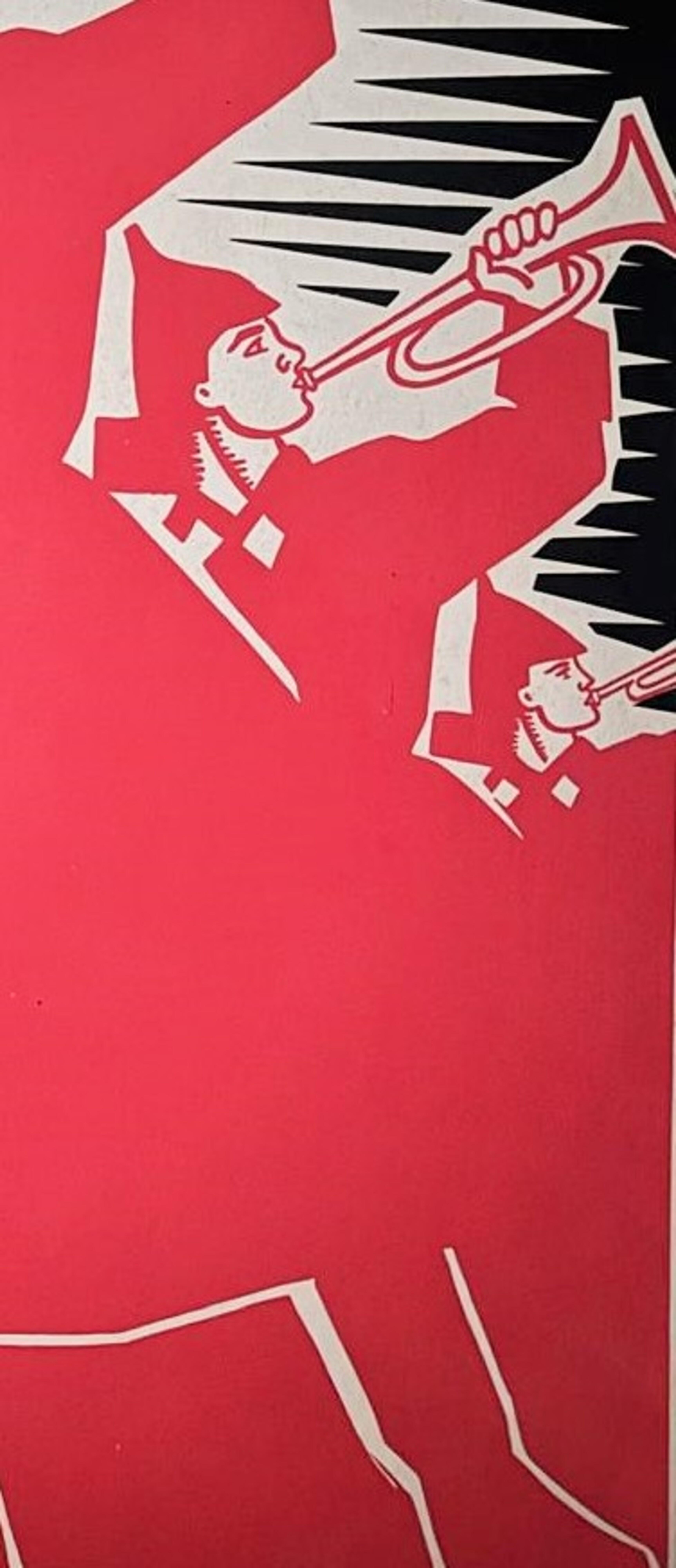 Timofey Lyaschuk Póster original de serigrafía de arte soviético ucraniano - URSS - 1967 en Excelente estado para la venta en Barueri, SP, BR