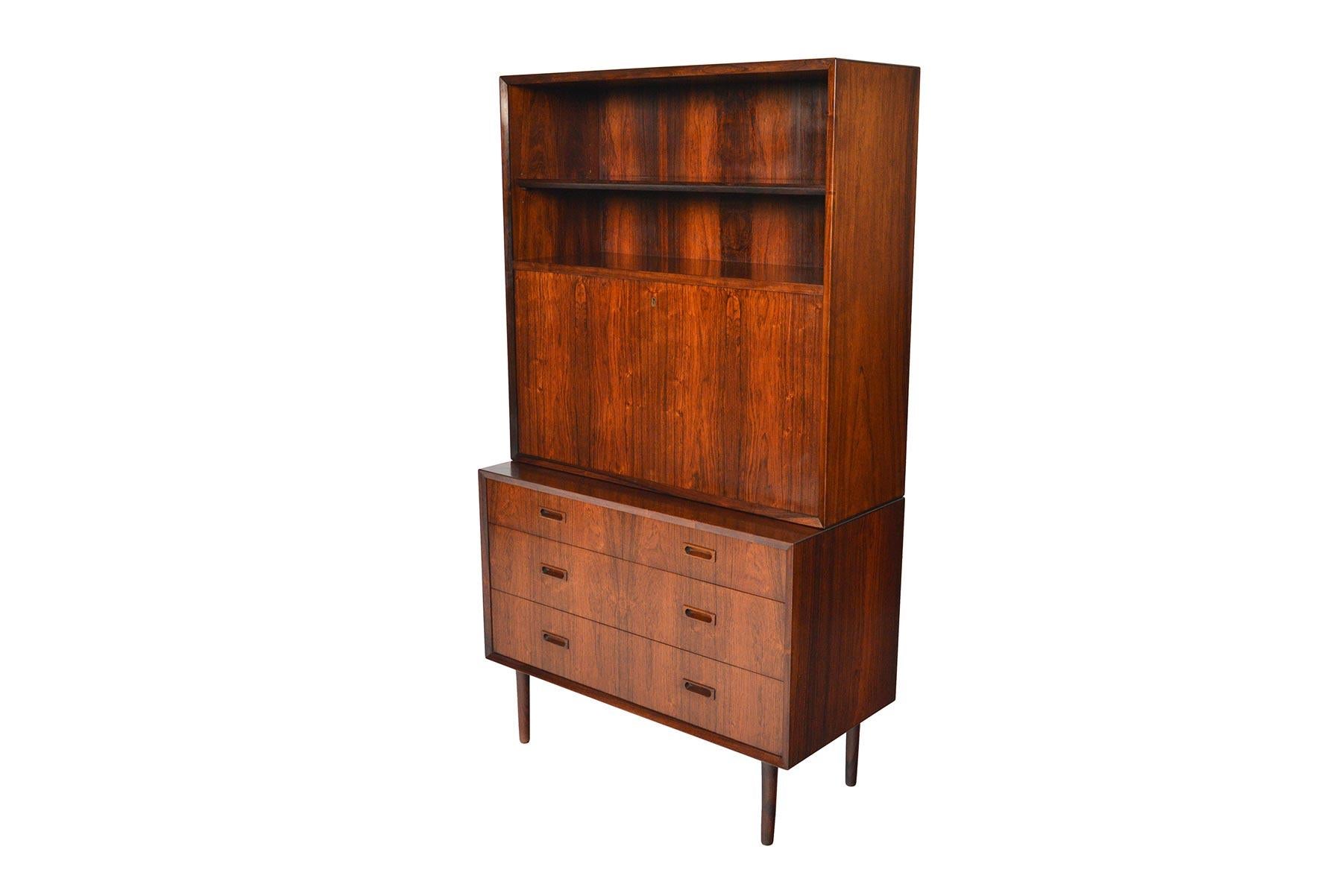 20th Century Lyby Rosewood Gentleman's Chest with Hutch #3