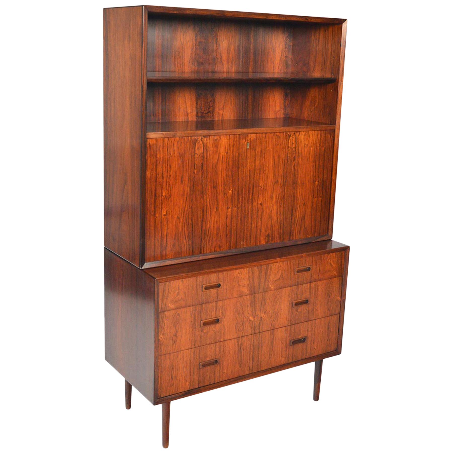 Lyby Rosewood Gentleman's Chest with Hutch #3