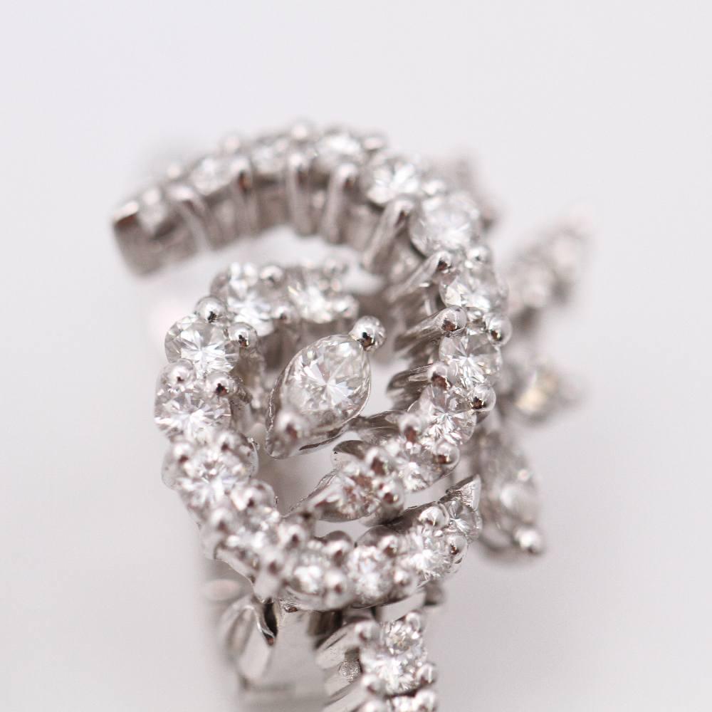LYCEE Ohrringe mit Smaragd und Diamanten. im Zustand „Hervorragend“ im Angebot in BARCELONA, ES